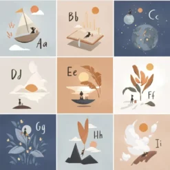 Mimochai Let's Go Explore & Alphabet Adventure Books (Bundle)