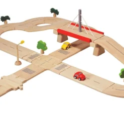 Plan Toys Wooden Road System Deluxe *New*