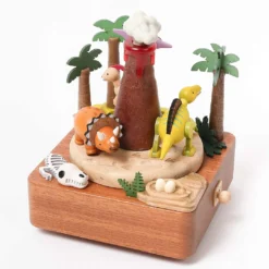 Wooderful Life Wooden Volcano & Dinosaur Music Box 9 Wooderful Life Wooden Volcano & Dinosaur Music Box