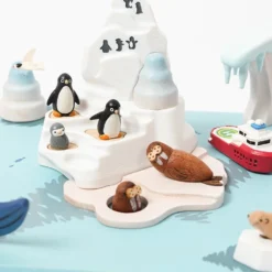 Wooderful Life Wooden Antartica Music Box