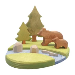 Brin D'Ours | Handmade Wooden Bear River Set 7 Brin D'Ours | Handmade Wooden Bear River Set