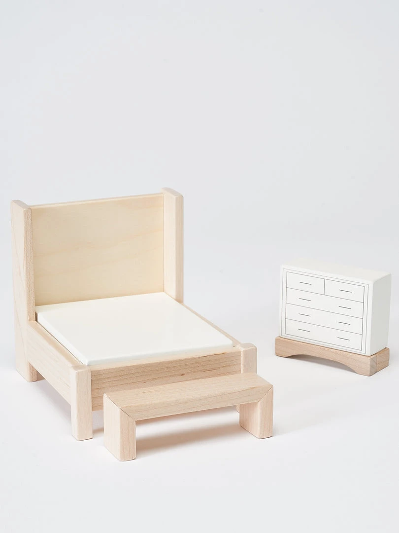 Milton & Goose Bedroom Dollhouse Furniture Set *New* 3 Milton & Goose Bedroom Dollhouse Furniture Set *New*