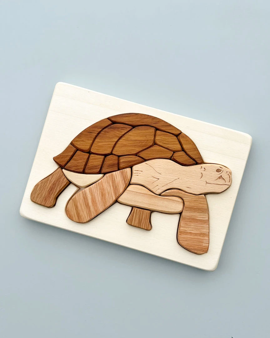 Cocoletes *New* Handmade Wooden Puzzle - Turtle 3 Cocoletes *New* Handmade Wooden Puzzle - Turtle