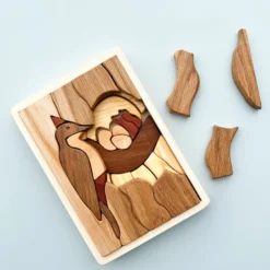 Cocoletes *New* Handmade Double Layer Wooden Puzzle - The Nest