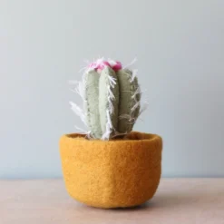 *New* Handmade Felt Succulent - Mustard