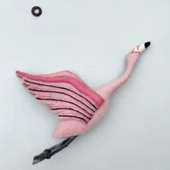 Odin Parker Hanging Felt Flamingo