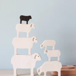 Bajo *New* Wooden Sheep Puzzle & Stacker