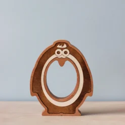 Circle Solid *New* Wooden Animal Numbers (0-9) - Made In USA