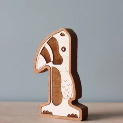 Circle Solid *New* Wooden Animal Numbers (0-9) - Made In USA