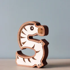 Circle Solid *New* Wooden Animal Numbers (0-9) - Made In USA