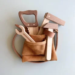 Odin Parker Wooden Tools & Suede Tool Belt *New*