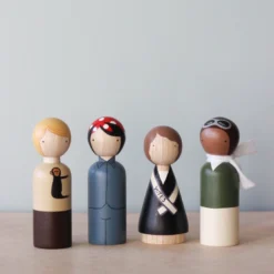 Goose Grease The Trailblazers Peg Dolls Set *New*