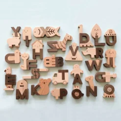 Vendor-unknown Ultimate Wooden Alphabet Puzzle *New*