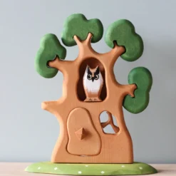 Odin Parker Large Wooden Tree With Owl