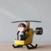 Plan Toys Wooden Helicopter & Pilot