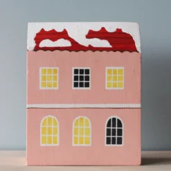 Creative Coop Handmade Wooden Christmas Building *New*