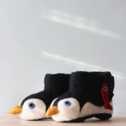 Odin Parker *New* Handmade Wool Penguin Slippers