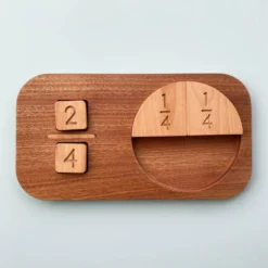 Odin Parker *New* Wooden Fraction Puzzle - Made In USA 9 Odin Parker *New* Wooden Fraction Puzzle - Made In USA