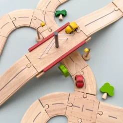 Plan Toys Wooden Road System Deluxe *New*
