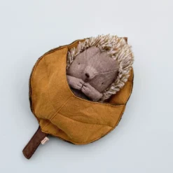Maileg *New* Hedgehog In A Leaf