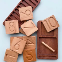 Odin Parker Exclusive *New* Wooden Counting & Tracing Tray - Made In USA