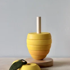 Konges Sløjd Wooden Stacking Lemon Toy *New*