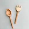 Tateplota Handmade Wooden Fork & Spoon *New*