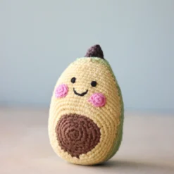 Pebble Avocado Rattle