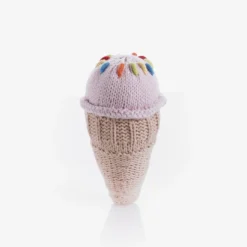 Pebble *New* Handmade Ice Cream Rattle