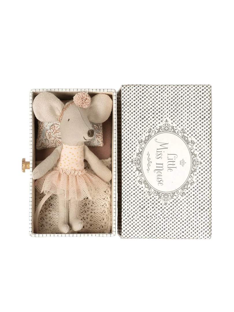 Maileg Dancing Mouse In Daybed *New* 4 Maileg Dancing Mouse In Daybed *New*