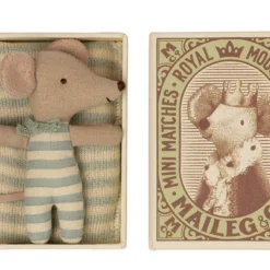 Maileg Sleepy Wakey Baby Mouse In Box *New*
