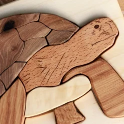 Cocoletes *New* Handmade Wooden Puzzle - Turtle