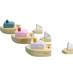 Kiko & GG Wind-up Wooden Bath Boat *New*