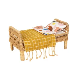 Fabelab Rattan Doll Bed