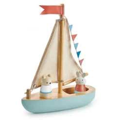 Tender Leaf Toys *New* Wooden Sail Boat 9 Tender Leaf Toys *New* Wooden Sail Boat