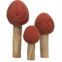 Papoose *New* Handmade Wood & Felt Trees