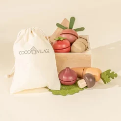 Coco Village Sliceable Wooden Vegetables