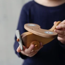 Friendly Toys *New* Handmade Wooden Airplane