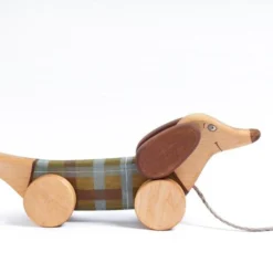 Friendly Toys Handmade Pull Along Dog Toy