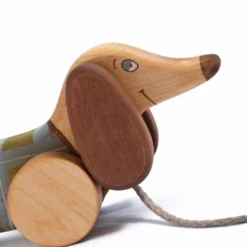 Friendly Toys Handmade Pull Along Dog Toy