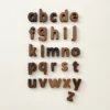 Odin Parker Lowercase Walnut Alphabet Set