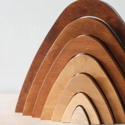 - Handmade Wooden Mountain Stacker