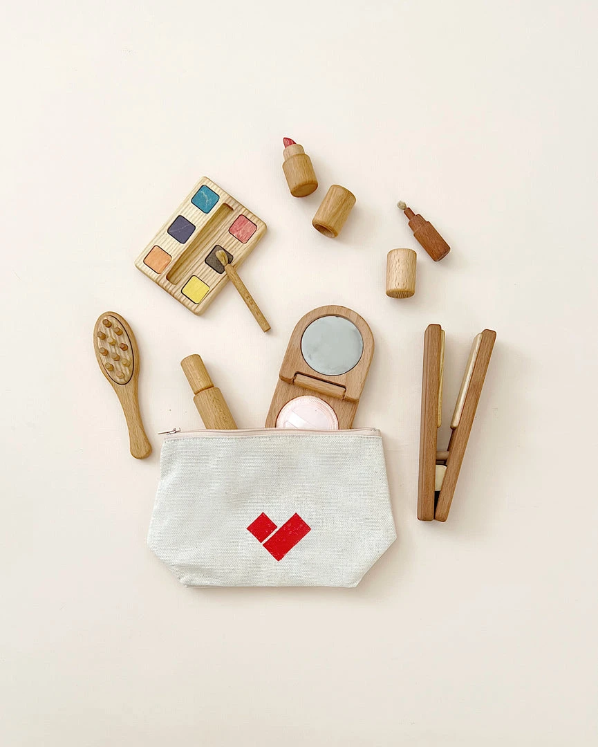 Poltora Handmade Wooden Makeup Set *New* 4 Poltora Handmade Wooden Makeup Set *New*