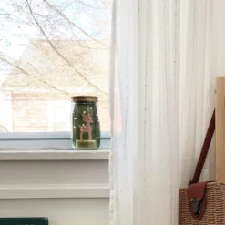 Tree By Kerri Lee Solar Powered Mason Jar Night Light *New* 11 Tree By Kerri Lee Solar Powered Mason Jar Night Light *New*