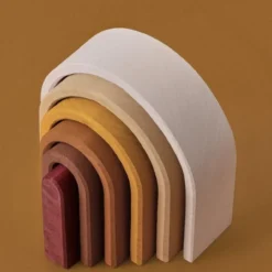 *New* Raduga Grez Handmade Wooden Oval Rainbow Stacker