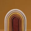 *New* Raduga Grez Handmade Wooden Oval Rainbow Stacker