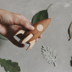 Tateplota *New* Handmade Wooden Rocket