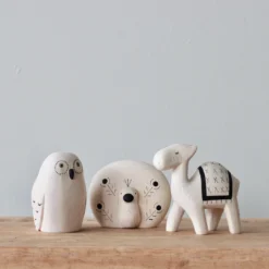 T-Lab *New* Handmade Tiny Wooden Exotic Animals