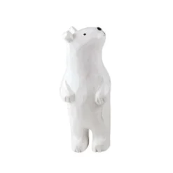 Pole Pole *New* Wooden Polar Bear Family 15 Pole Pole *New* Wooden Polar Bear Family