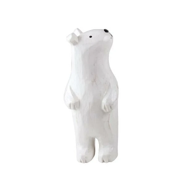 Pole Pole *New* Wooden Polar Bear Family 7 Pole Pole *New* Wooden Polar Bear Family